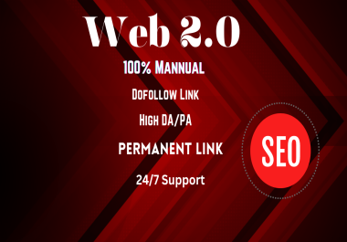 I will Create50+ High Quality Web 2.0 Backlinks for Your Website.