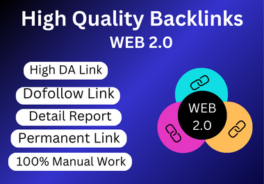I Will Provide 70+ Unique Web 2.0 Backlinks for Website SEO Ranking.