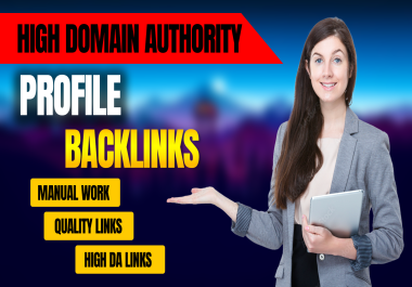 We are offering High-quality Profile backlinks