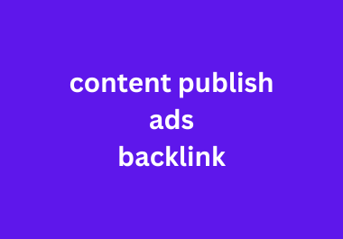 100 content Postng ads backlinks