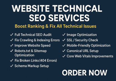 Technical SEO Services - Boost Ranking & Fix All Technical Issues