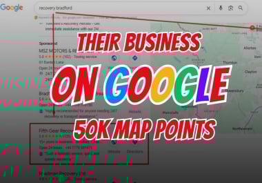 50,000 Google Maps Citations for Google My Business on Google Maps