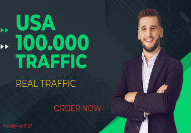 100,000 USA Website Traffic,  Real Organic Web Traffic from USA