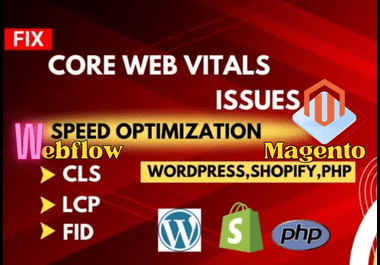 fix core web vitals to improve speed optimization score