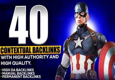 High Authority 40 Contextual backlinks to boost your website