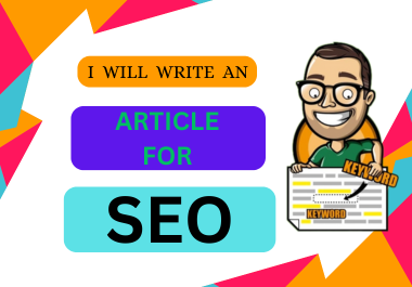 I will write an article for SEO