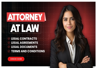 I will write legal contracts,  legal agreements,  legal documents,  nda,  operating agreement