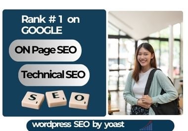 WordPress website onpage SEO with yoast and technical SEO optimization service of wordpress