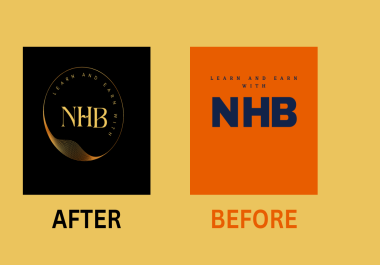 If you want your logo designed or redesigned, I can ...