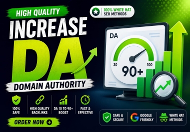 I will increase moz da domain authority 50 plus