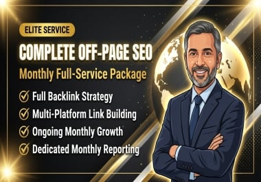 Monthly Off-Page SEO & Dofollow Link Building Management