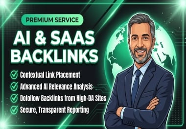 50 Dofollow Backlinks for AI & SaaS Websites from Relevant Sources