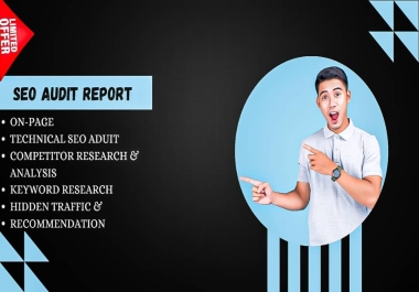 I Will Deliver a Website Seo Audit Report