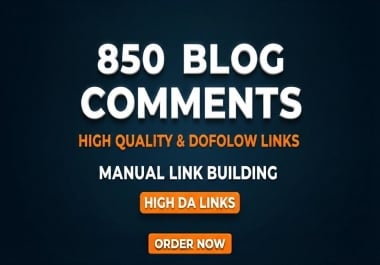 High Quality Blog Comments Backlinks Dofollow Best For Up your positions in Google