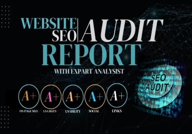 In-Depth SEO Audit Report - Optimize Your Website for Top Google Rankings