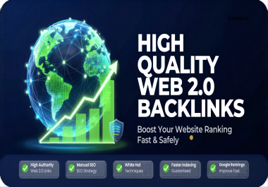 High Authority Web 2.0 Backlinks for Fast SEO Ranking