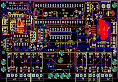 Designing 2 Layers PCB simply using Schematic