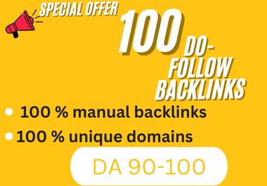 I will provide high-quality do-follow 40 plus mix backlinks for google top ranking