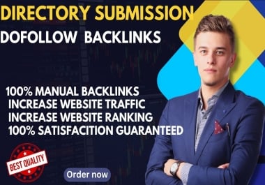 I will create 120 Directory Submission Dofollow High Authority SEO Backlinks