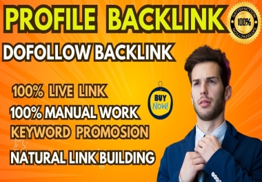 I Will Provide 60 High-Quality Profile Backlinks Boost your Website Ranking