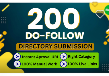 I Will Build 200+ Quality Do Follow Directory Submission Backlinks for Powerful SEO Results