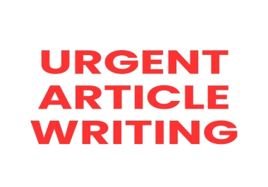 I will write high-quality SEO articles for you