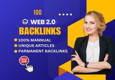 I will do 50 Web 2.0 do-follow backlinks manually with high DA PA websites.