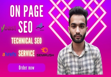 I will do on page SEO and optimise your website 2 page