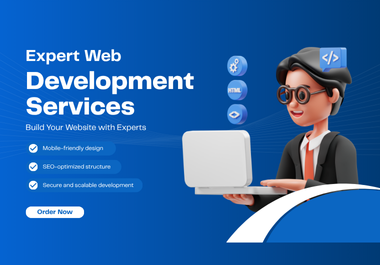 I will Build a Custom WordPress Website - Fast,  Responsive & SEO-Friendly