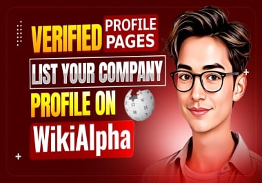 WiikiAlpha with Blue Verified Badge of your Company or Personal Profile