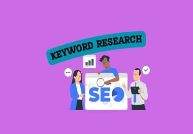 I will Complete Keyword Research for your Website