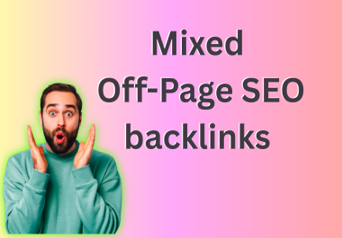 400 Mixed Off-Page SEO Backlinks high quality site