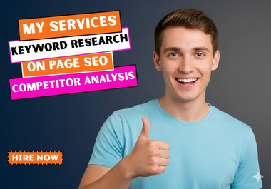 Keyword Research On-Page Implementation & Competitor Analysis