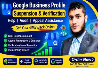 I will audit and guide your Google Business Profile suspension or verification