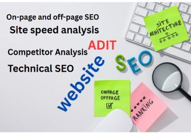 I will website audit report SEO strategy keywords research to get google rankings