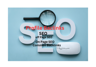 I will provide 100+high quality profile backlinks manualey