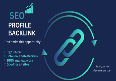 I Will Boost Your Website with High-Quality Profile Backlinks