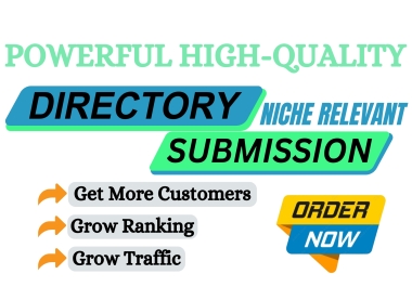 Targeted 120 Niche Directory Submissions for Faster SEO Results
