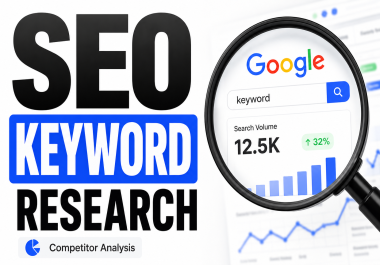 I will do 20 keyword research and website audit for better rankings