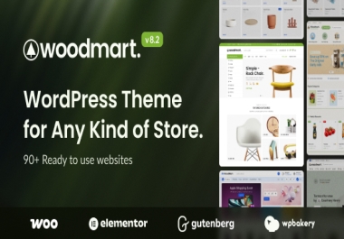 I will do expert woodmart woocommerce store creation SEO optimized