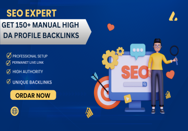 Boost Your Website SEO with 150+ High DA Profile Backlinks