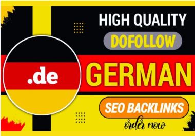 i will do 50 + high authority dofollow seo permanent backlinks on de sites ranking