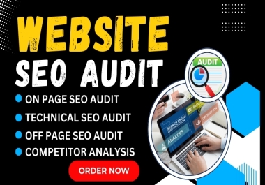 I will provide Advanced Website SEO Audit report & Competitor Analysis
