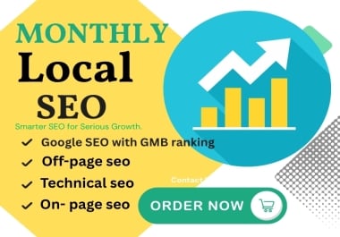 Monthly Local SEO Service to Boost Your Google Maps & Local Rankings