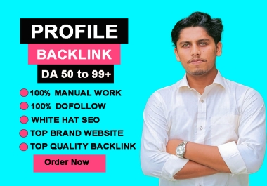 100 Manual Profile Backlinks for SEO Growth