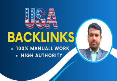 50 USA High Authority White Hat Dofollow SEO Backlinks with Optimized Anchor Text