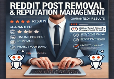 I Will do reddit post reverse seo removal,  online reputation management,  ORM