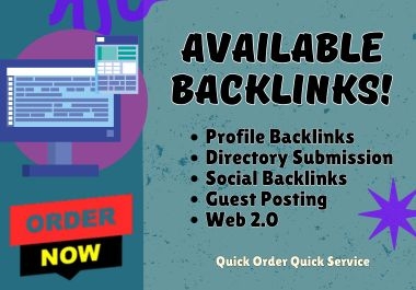 Manual 100 Profile Backlinks with High DA