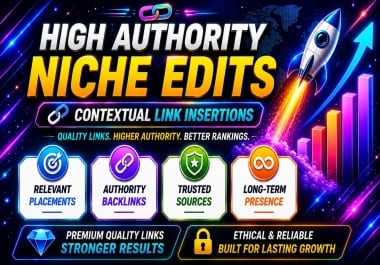 I Will Publish 5 Premium Niche Edits Links on Trusted Websites