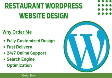 I will build your WordPress restaurant website with online ordering system.